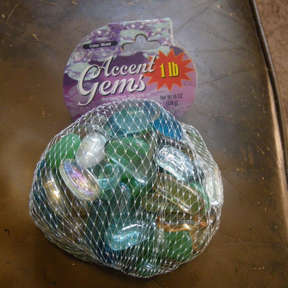 Glass Gems Dome Vase Filler Decorative Beads Marble Pebbles Stones Craft Decor